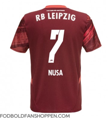 RB Leipzig Antonio Nusa #7 Udebanetrøje 2024-25 Kortærmet